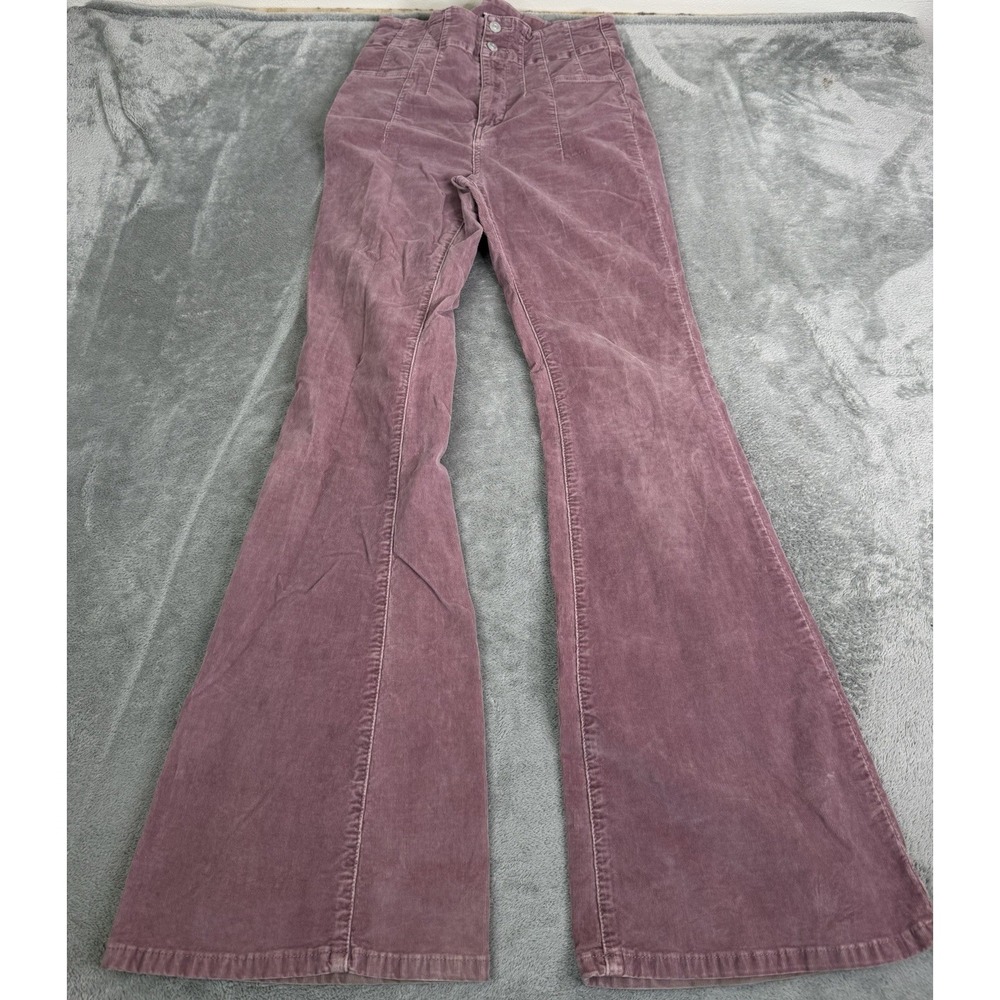 We The Free Jade Cord Flare Jeans Women's Size 29 Pink